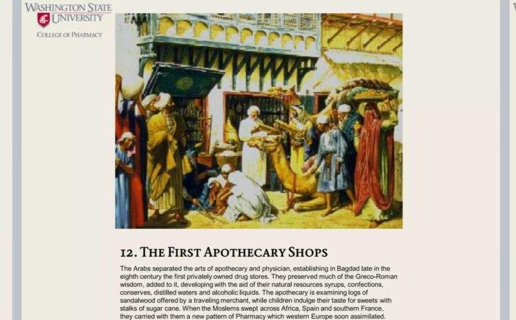  12. İlk Eczacılık Dükkanı