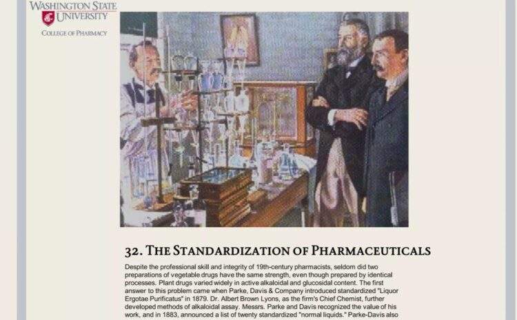  32. 19. Yüzyıl İlaçların Standardizasyonu